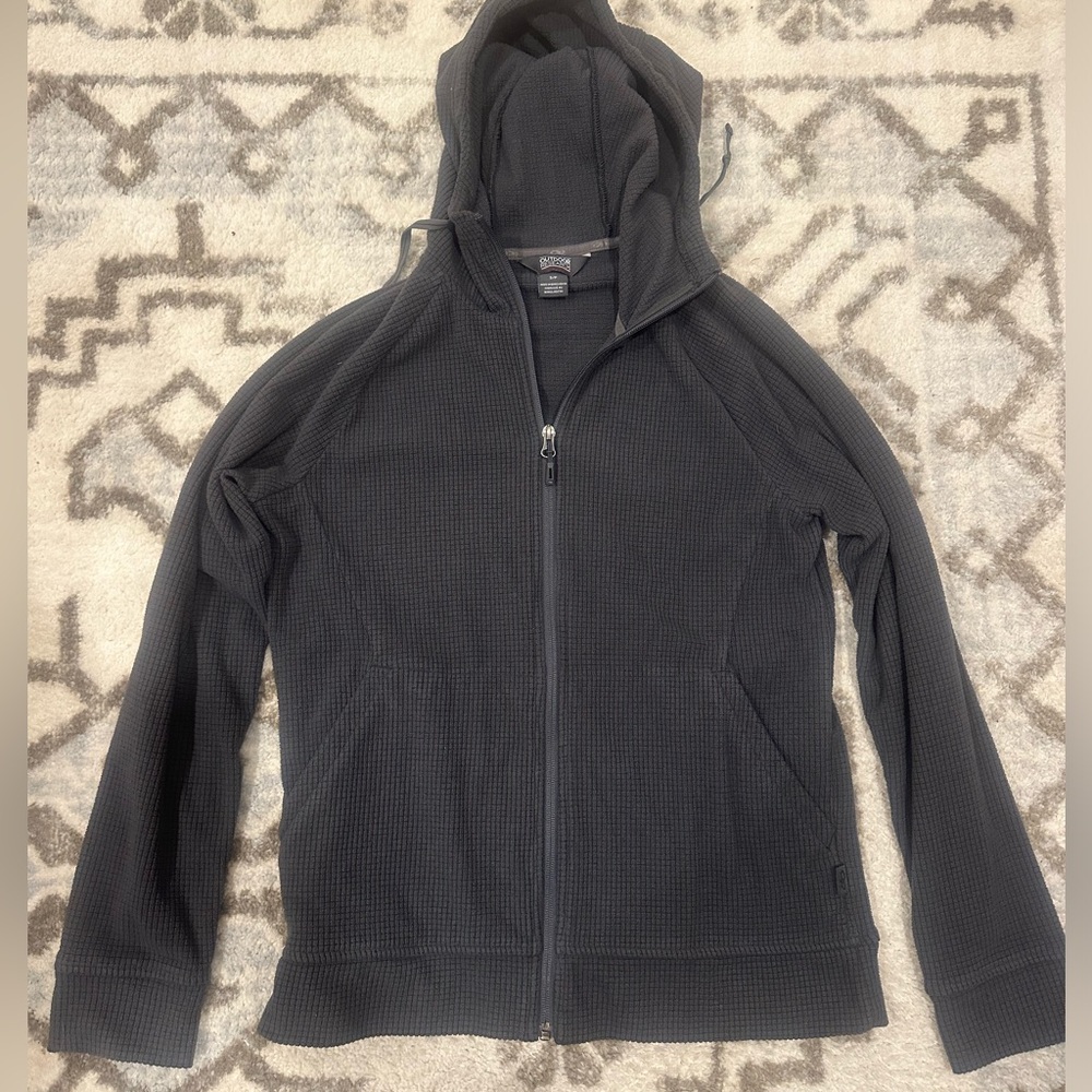 Outdoor Research Microgrid Grey Zip Up Hoodie